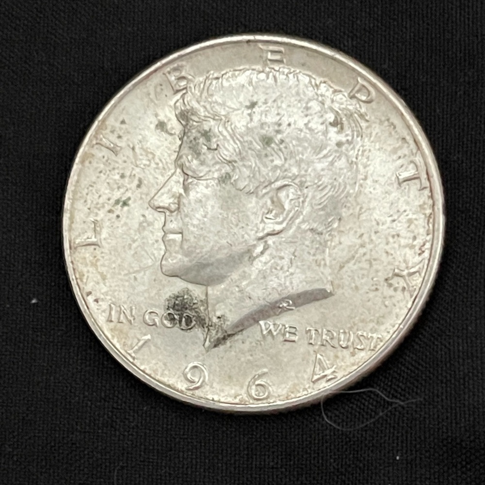 1964 Kennedy Half Dollar Coin - Silver - Collectible Coin - circulated
